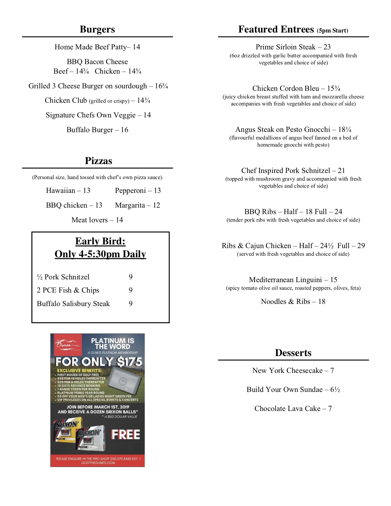 Full Dinner September 2018 page 2